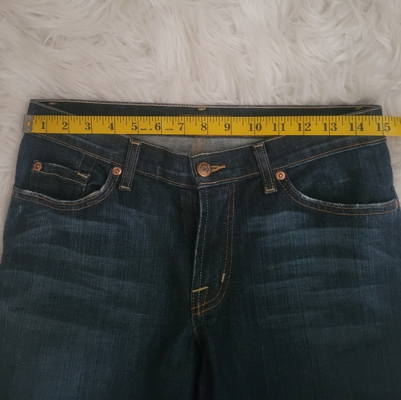 David Kahn-Wide Leg-Dark Denim-Womans Jeans Sz 6 - Picture 9 of 12